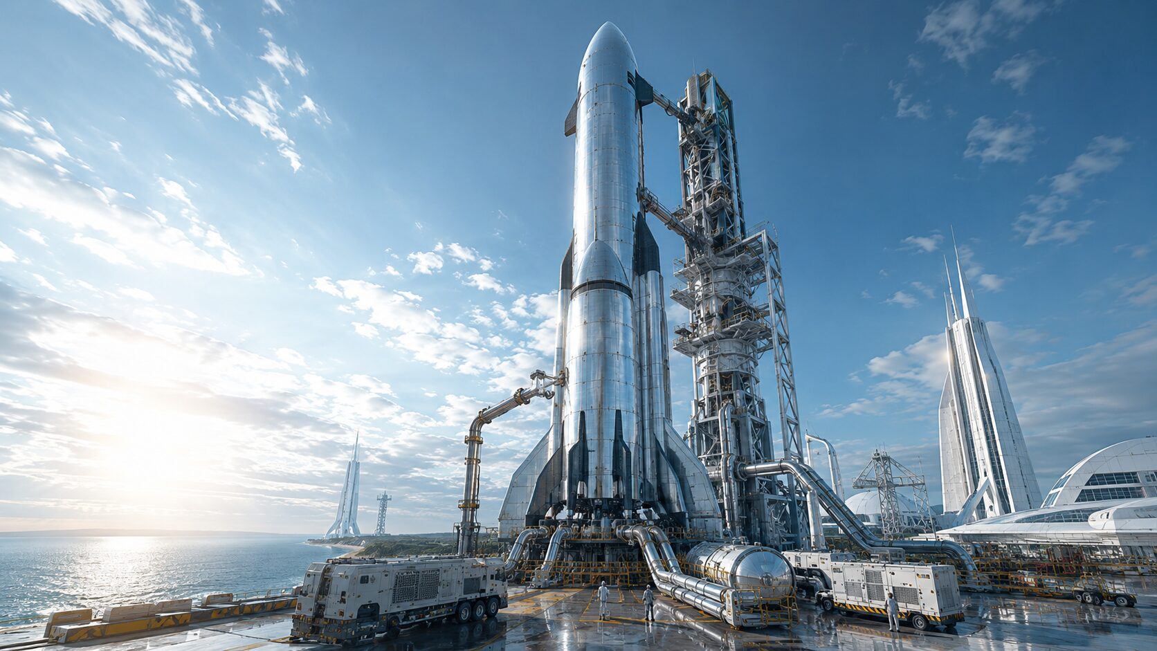 米宇宙企業SpaceX スターシップ大量打ち上げへ新基地候補地を検討
