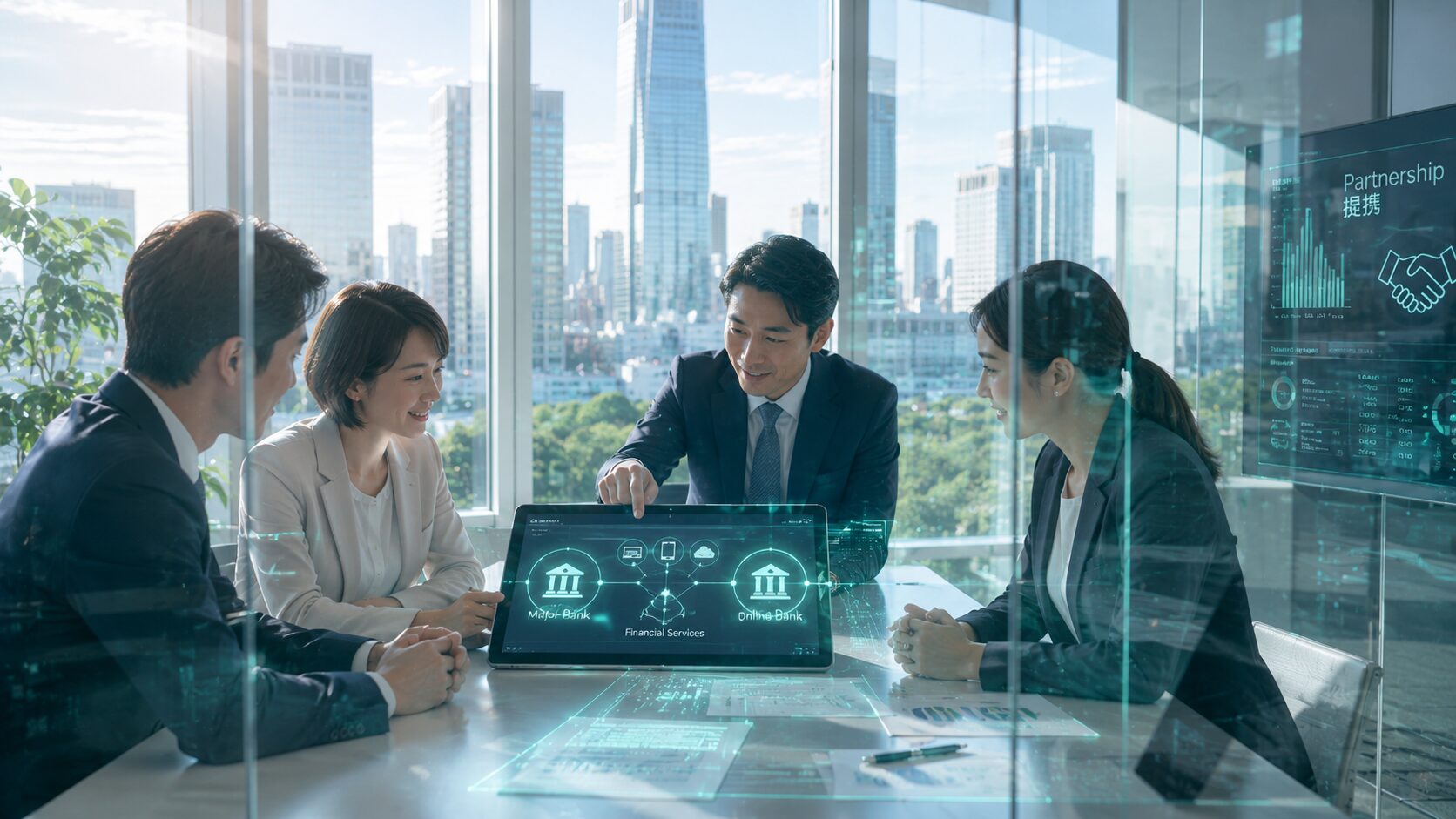 楽天銀行とみずほ銀行が資本業務提携、みずほが主要株主に