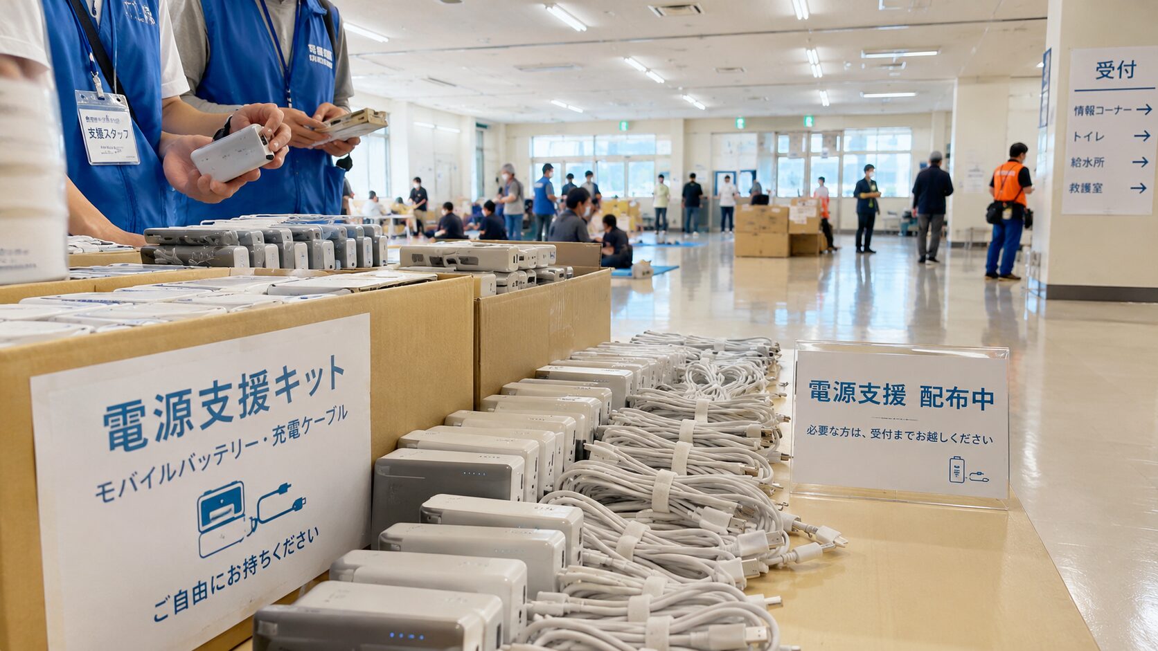通信大手4社とバッテリー7社、災害時の電源支援で協定