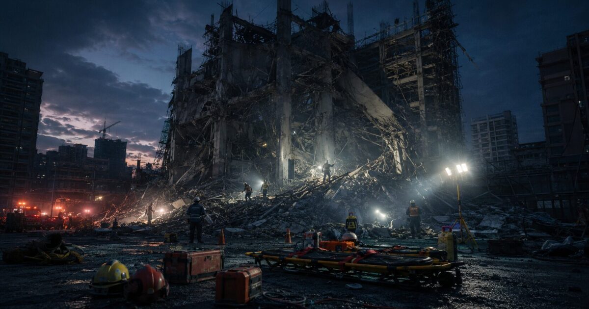 フィリピン・アンヘレス市、建設中ビル倒壊 死者3人、不明17人に - NOVAIST