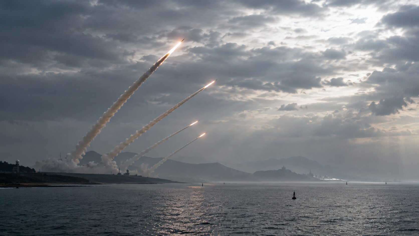 北朝鮮、平安北道定州から弾道ミサイル発射 韓国軍が把握