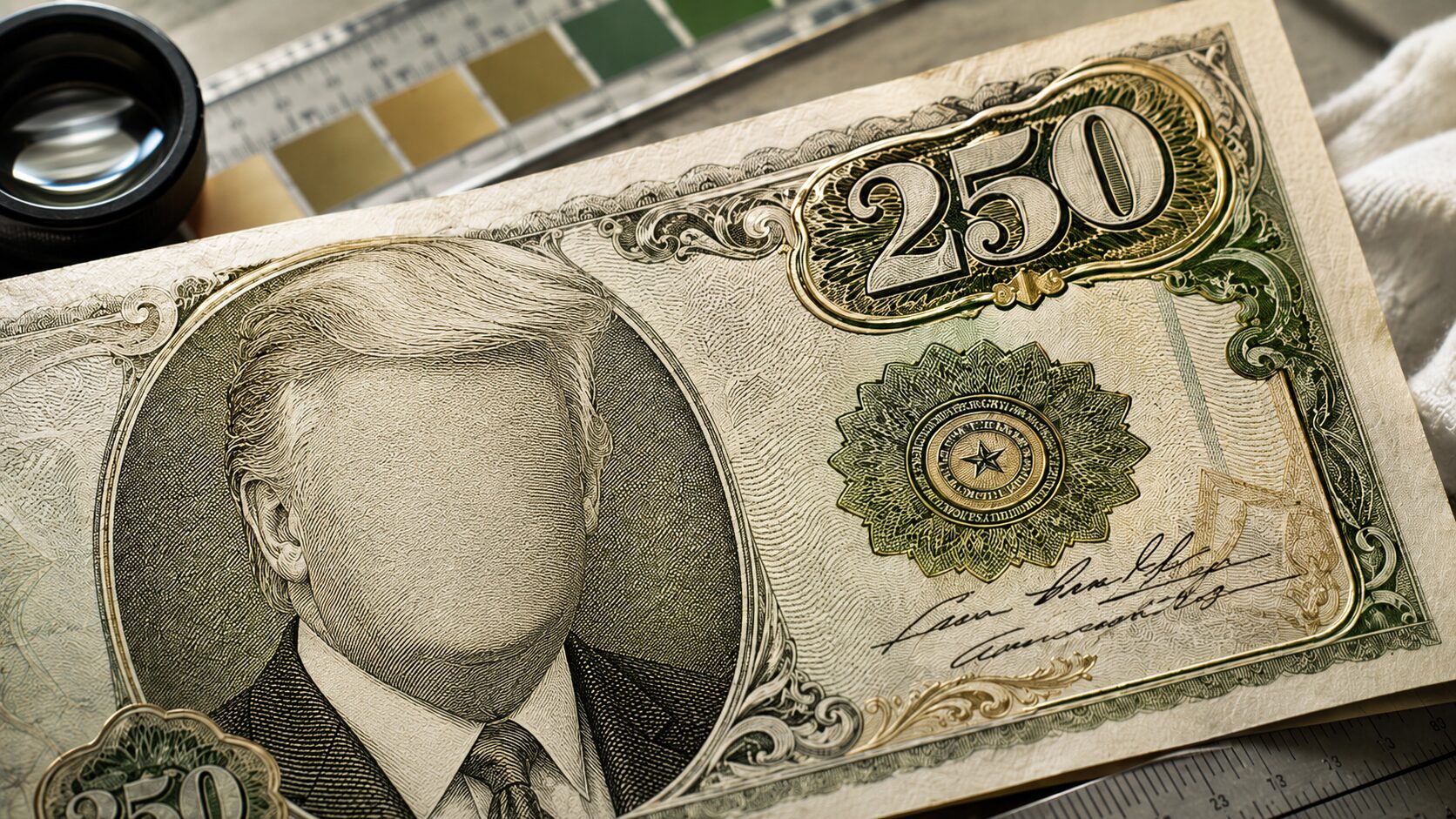 米財務省、トランプ氏肖像の250ドル紙幣デザイン準備