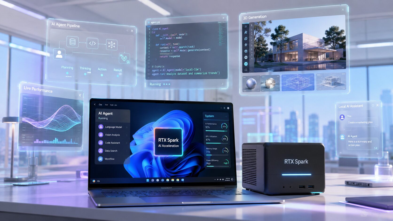 NVIDIA、Arm版Windows PC向け新チップRTX Spark発表