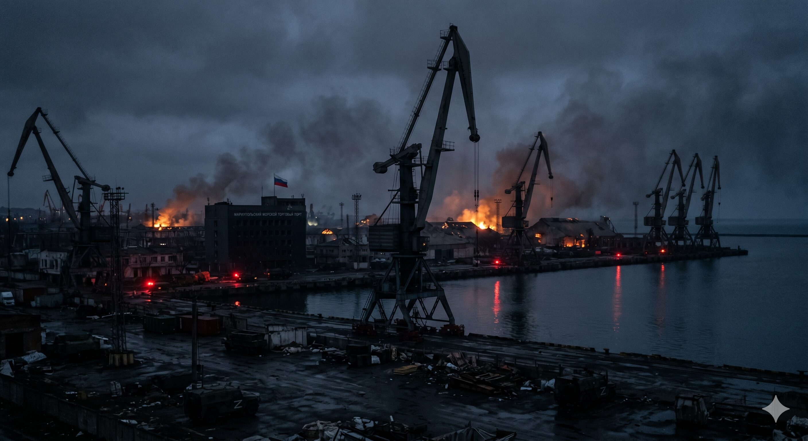 ウクライナ軍、ロシア占領下のマリウポリ商港を攻撃 補給拠点機能を制限