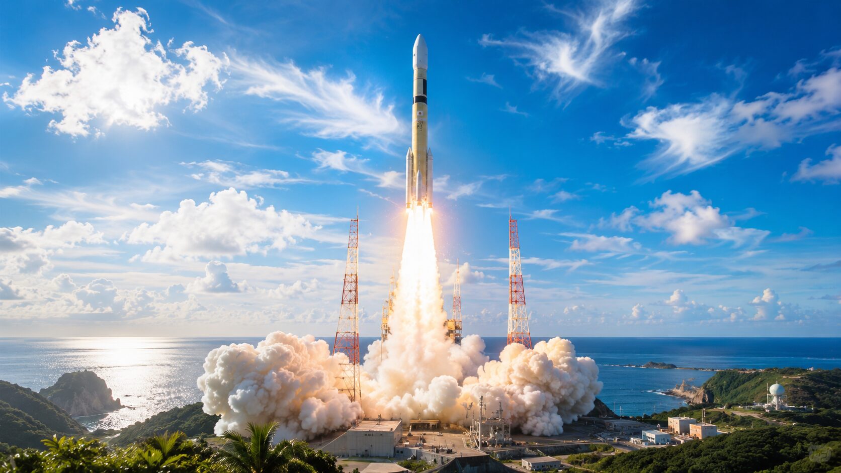 H3ロケット6号機、種子島で30形態初飛行に成功し、予定軌道へ投入