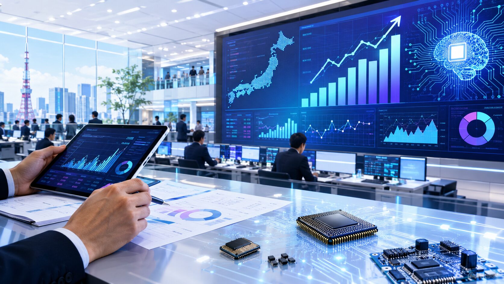 東京株式市場でキオクシア、時価総額44兆円超え国内首位