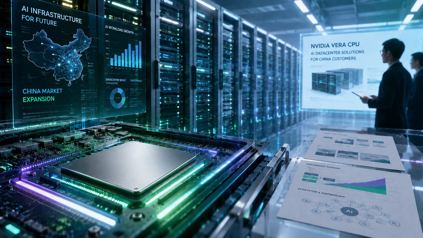 米半導体大手NVIDIA、中国向けAIデータセンターCPU「Vera」提供へ