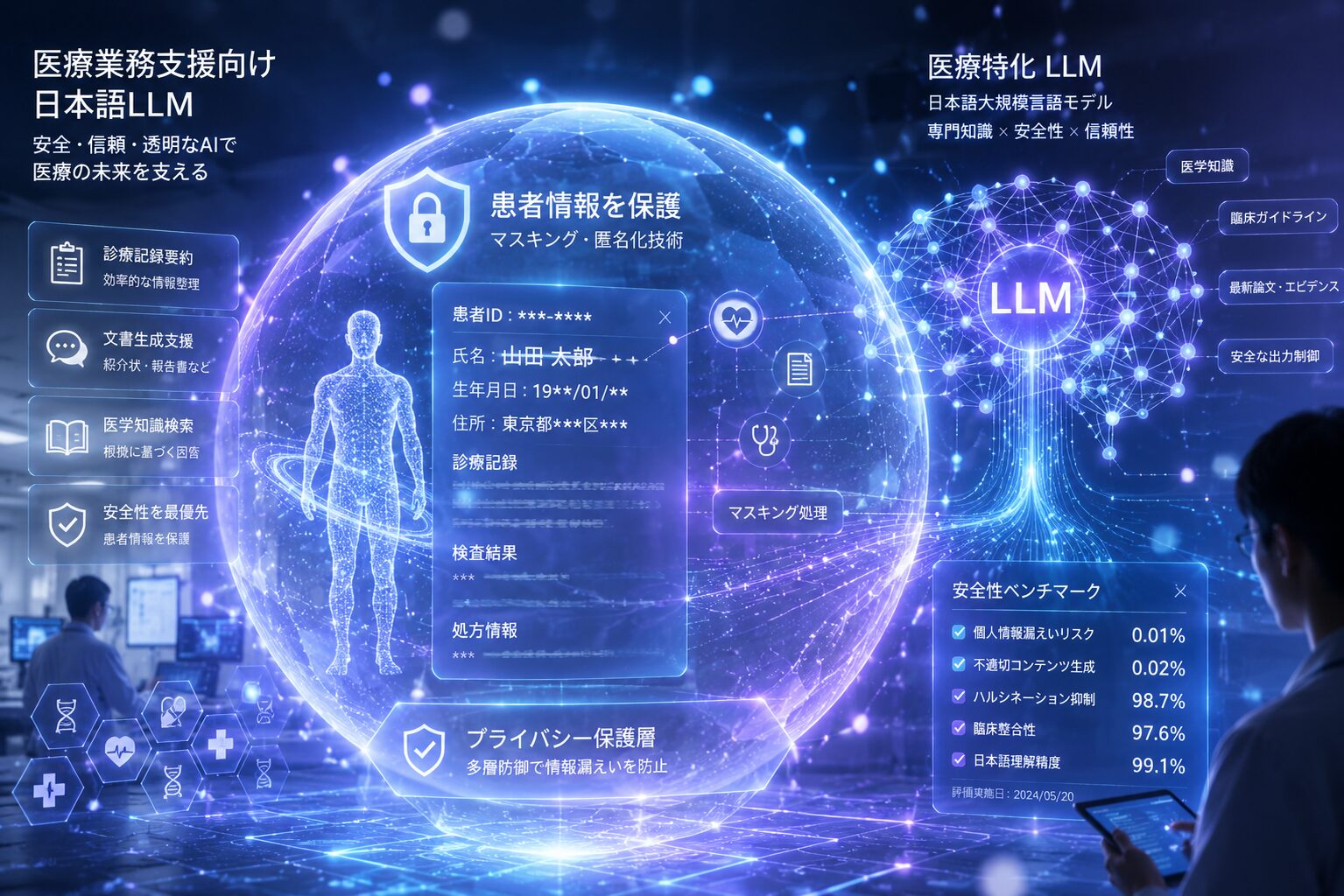 NEDOなど10者、院内サーバー向け医療LLMを開発