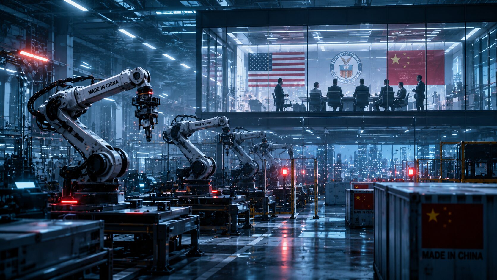 米商務長官、非公開会合で中国補助ロボット輸入調査後の措置示唆