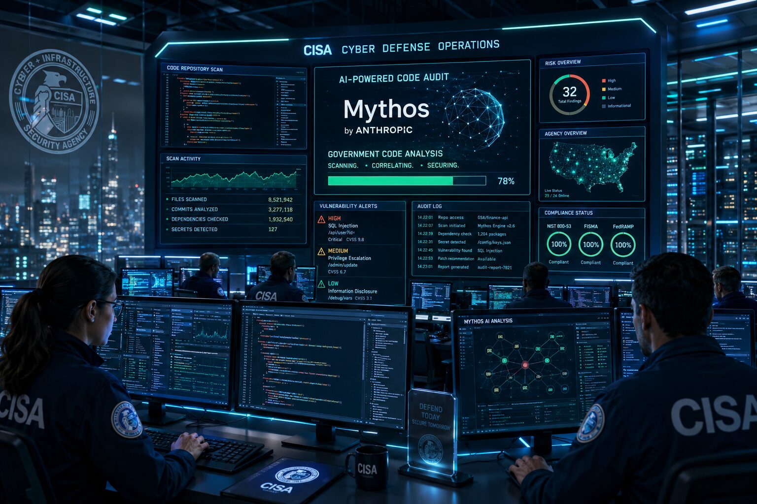 米国土安全保障省傘下CISA、AnthropicのAIで政府ソフト監査