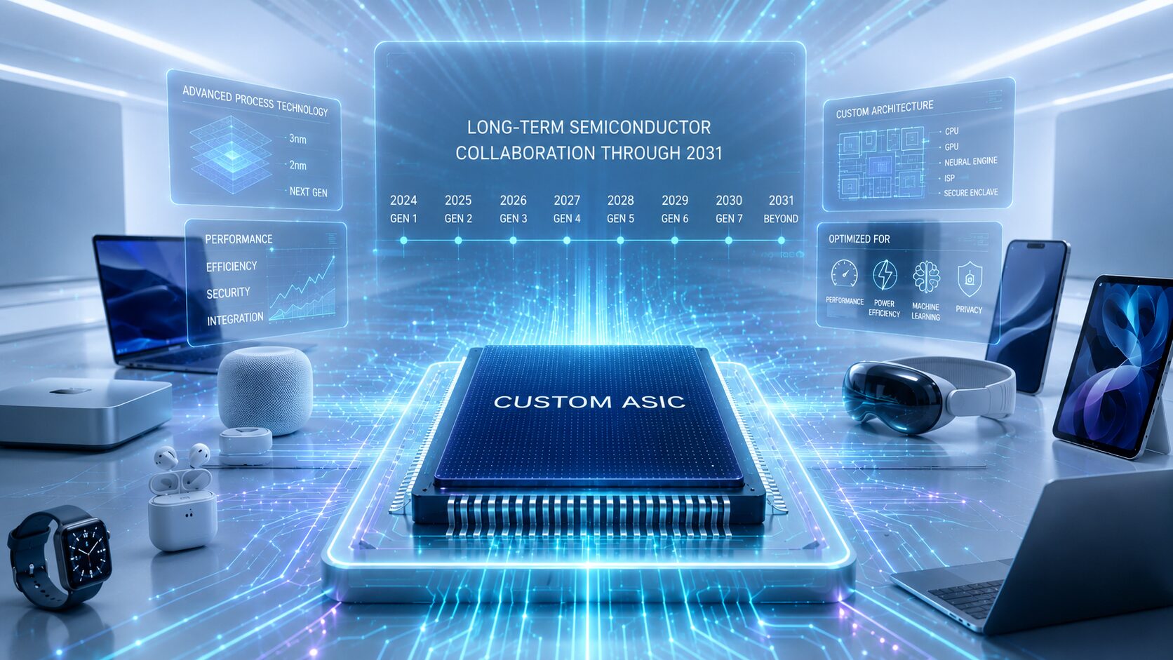 米半導体ブロードコム、Apple向けASIC契約を2031年まで延長