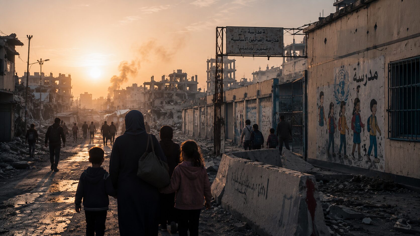 パレスチナ自治区ガザでイスラエル軍空爆と発砲、子ども2人含む9人死亡