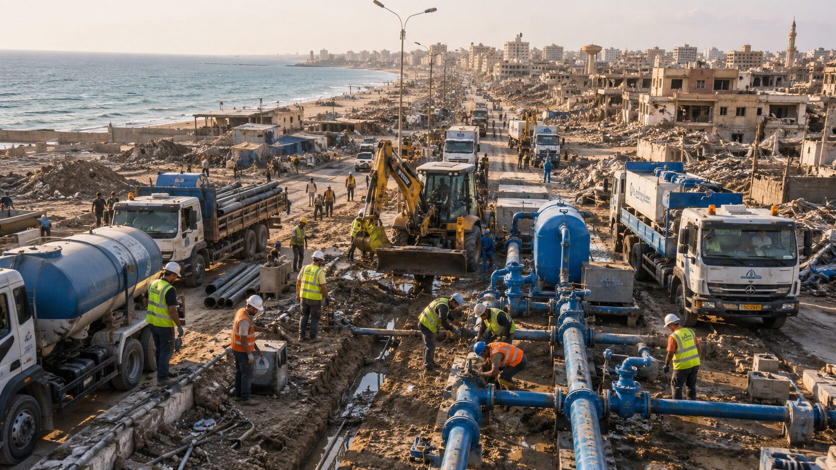 欧州委、ガザ復興へ「Team Gaza」発足 約8.8億ユーロ集約