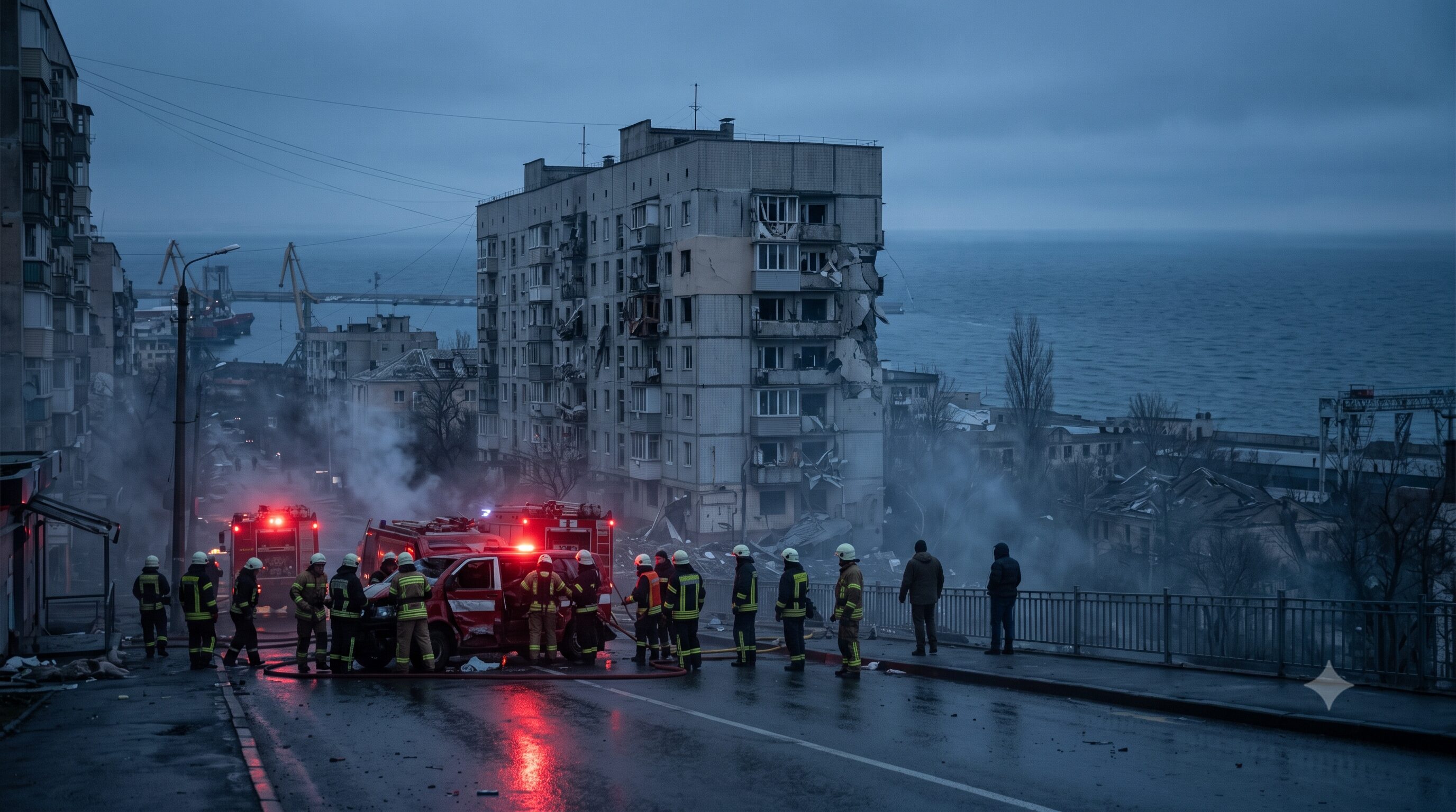 ウクライナ南部オデーサでロシア軍攻撃、3人死亡3人負傷