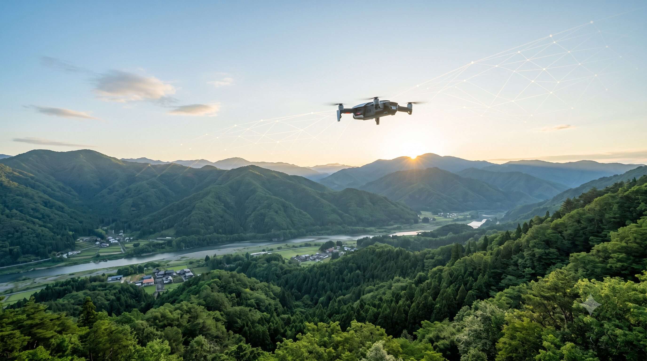 KDDI、au Starlink Directで圏外上空のドローン制御に成功　国内初の実証