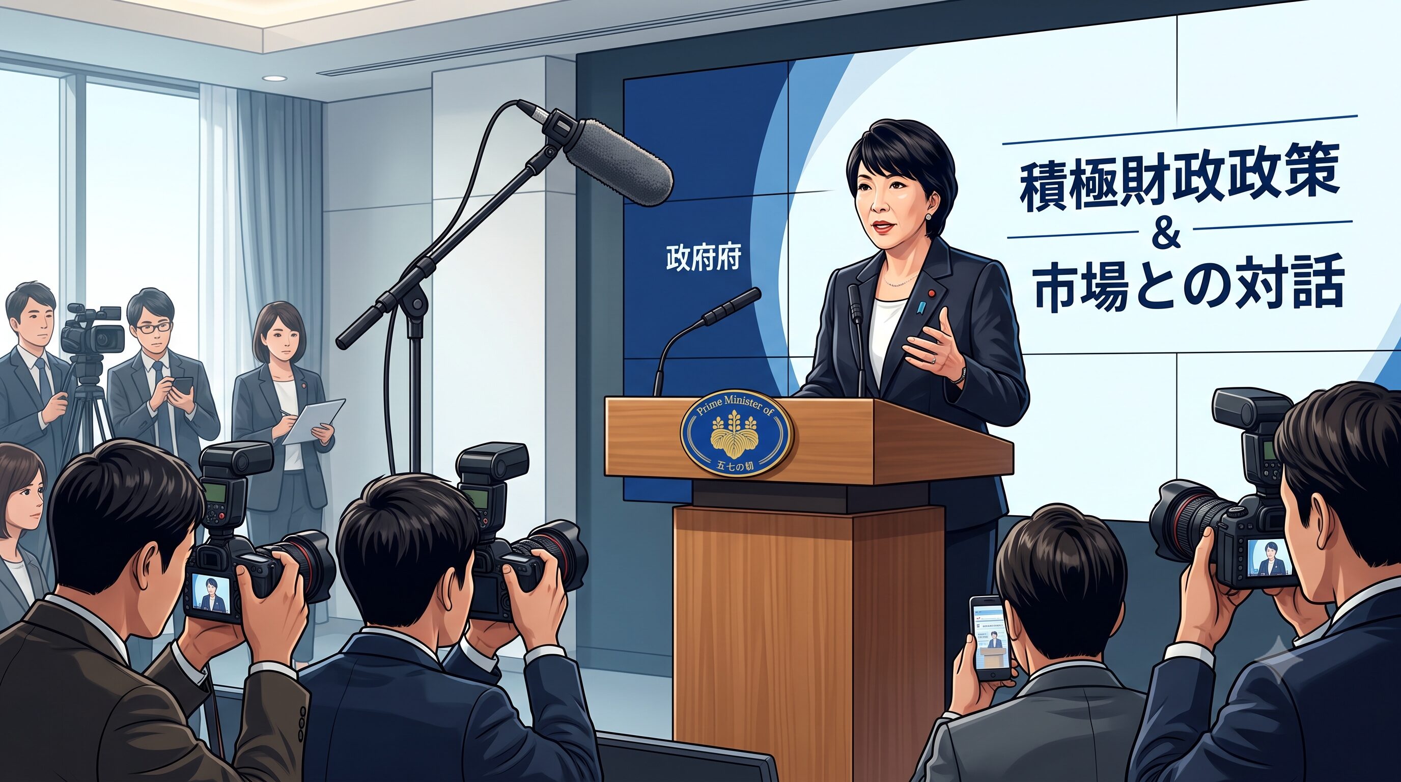 「責任ある積極財政」を継続　高市首相、市場の信認確保と成長投資の両立方針を会見で説明