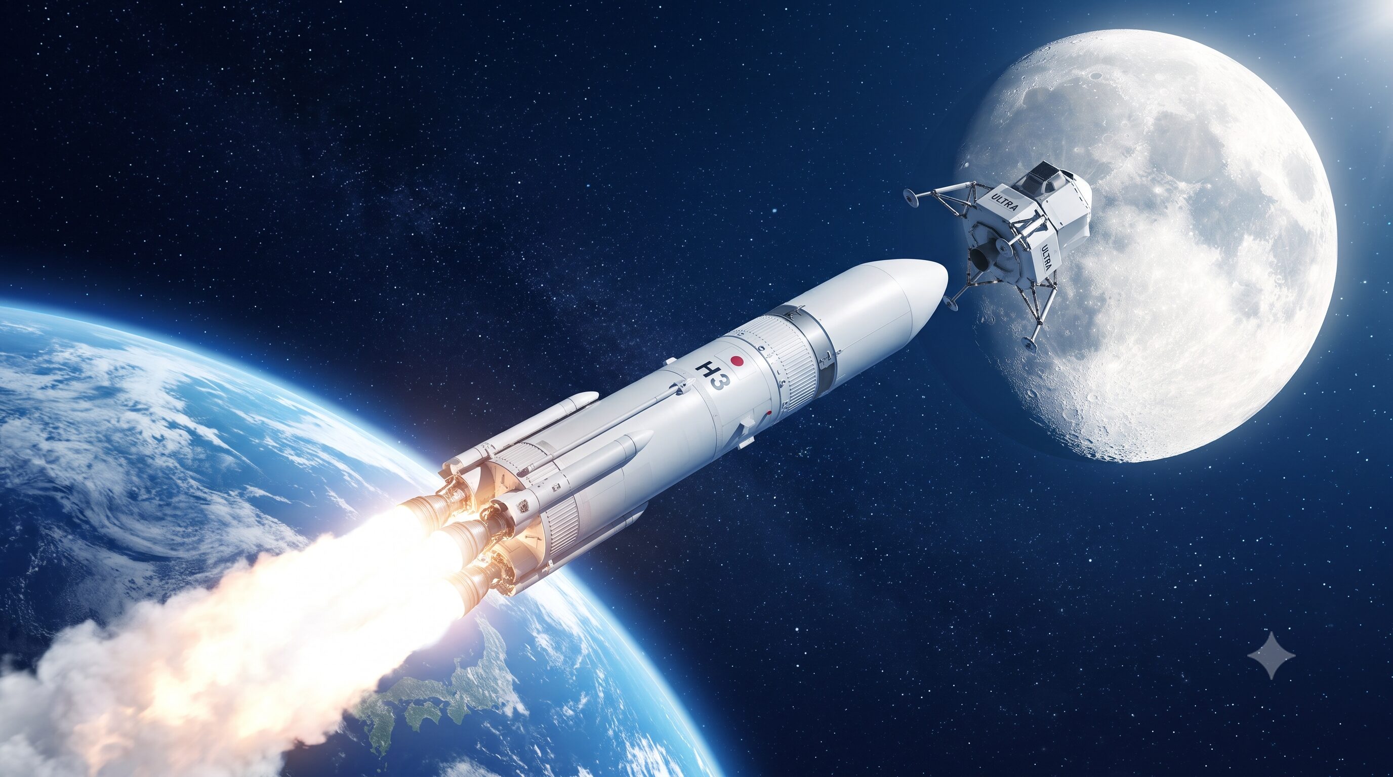 ispace、月着陸船「ULTRA」をH3で打ち上げ　2028年のミッション3で採用