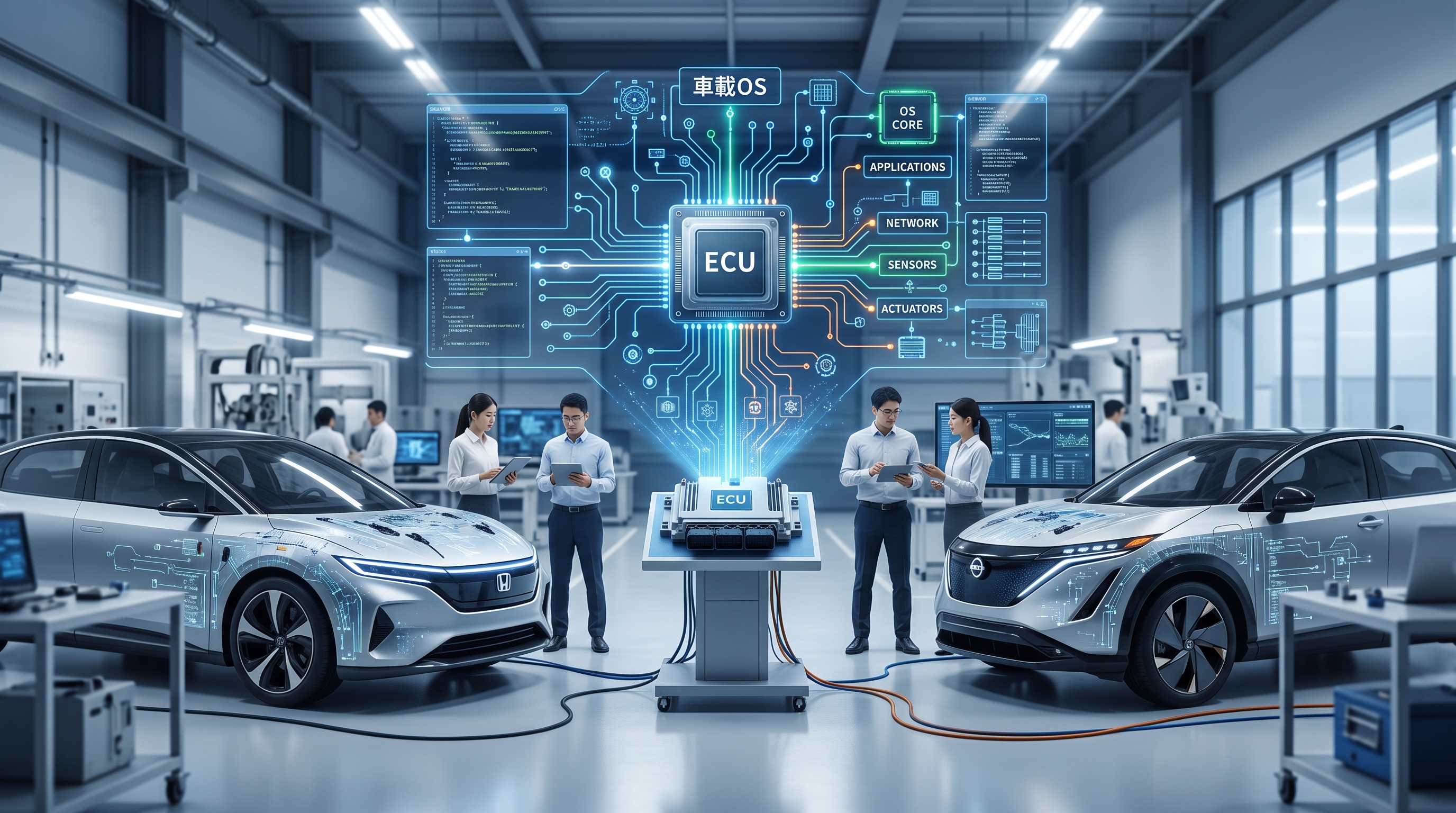 次世代SDVでホンダと日産が共同開発契約　車載OS・ミドルウェア・ECUを共通仕様へ