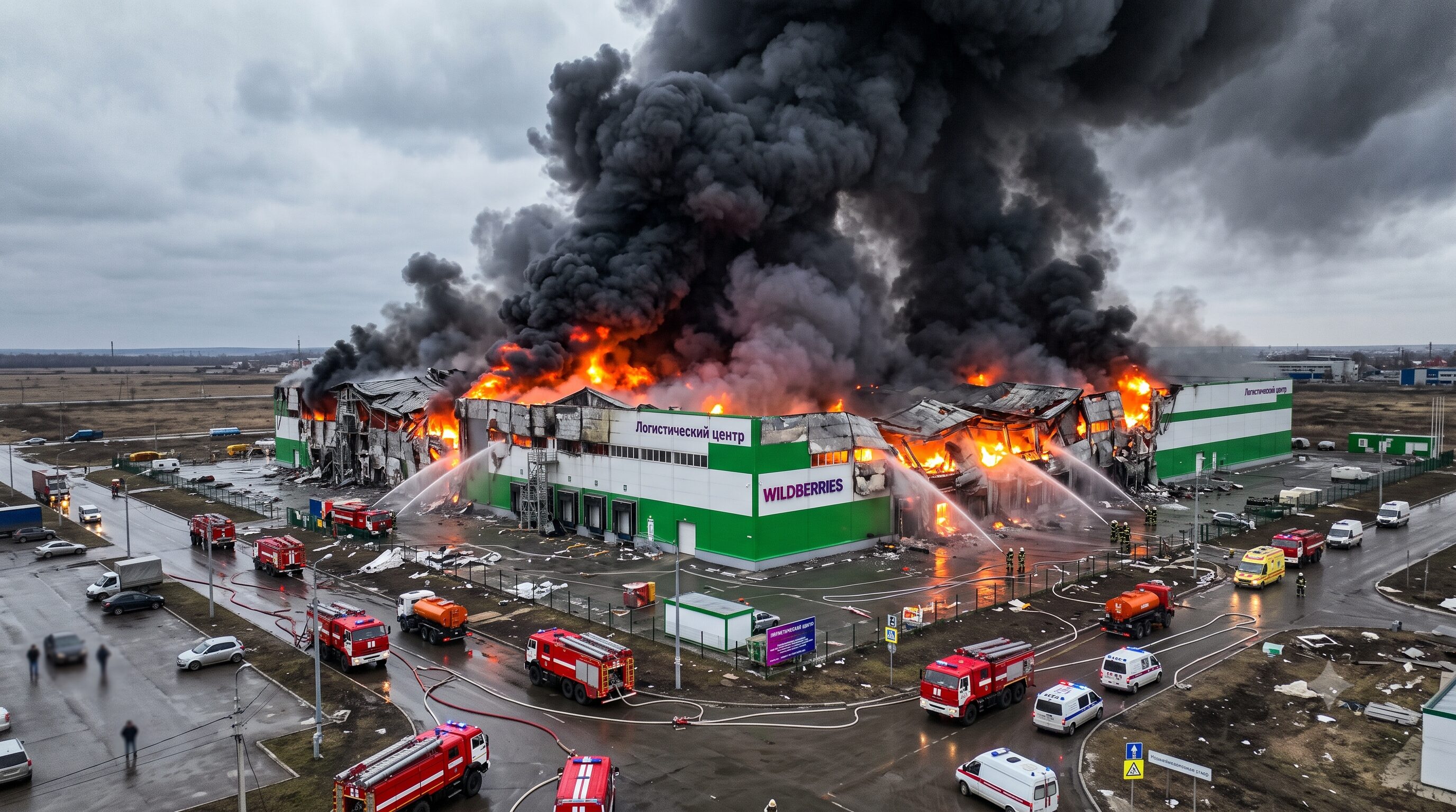 ロシア各地でウクライナのドローン攻撃、8人死亡 通販大手倉庫も標的