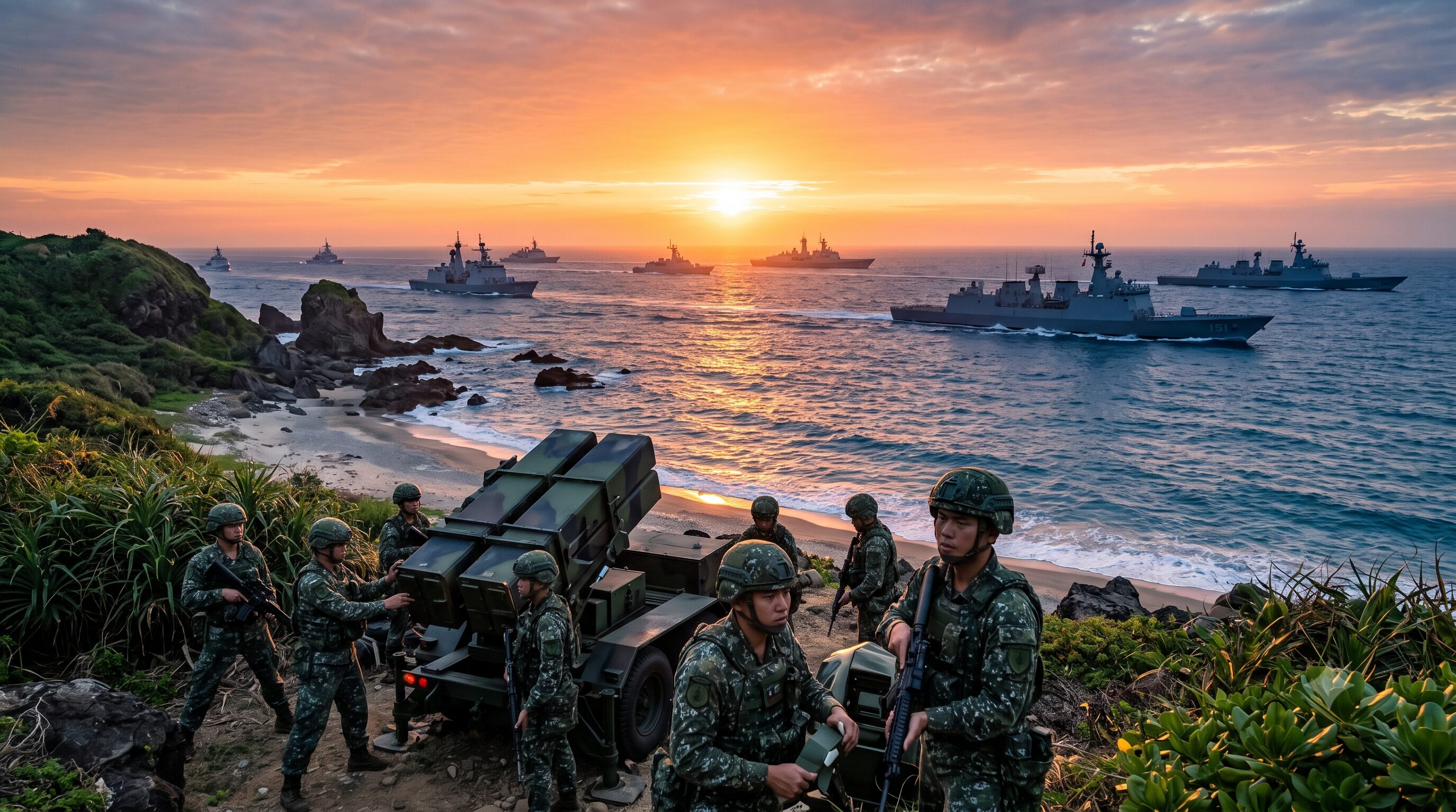 台湾、「漢光42号」実兵演習を開始　中国軍の封鎖・上陸に軍民連動で備える