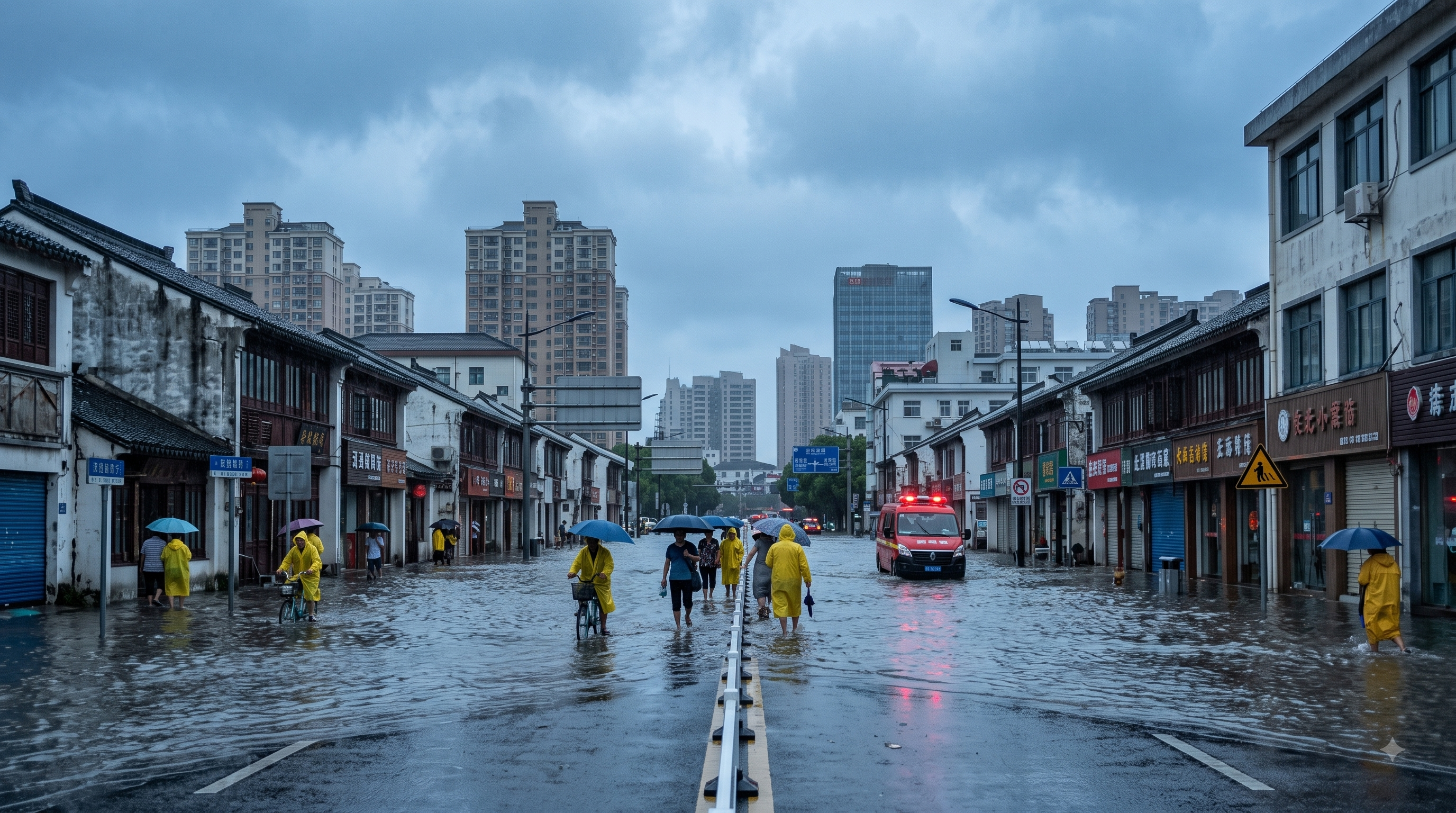台風13号「ドルフィン」、浙江省で2度上陸　北京で道路冠水、上海では航空便が相次ぎ欠航