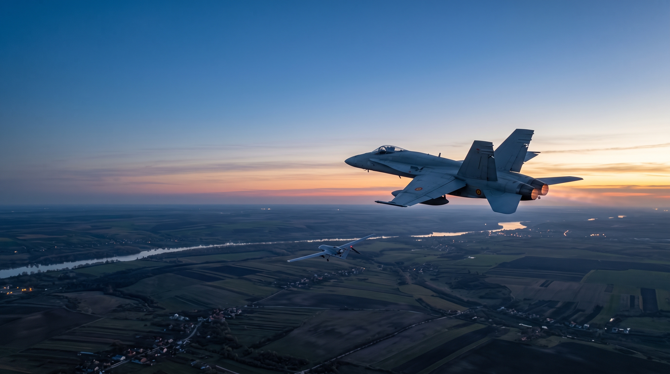 スペイン空軍F-18、ルーマニア領空侵入のドローン撃墜　NATOはロシア製と見解
