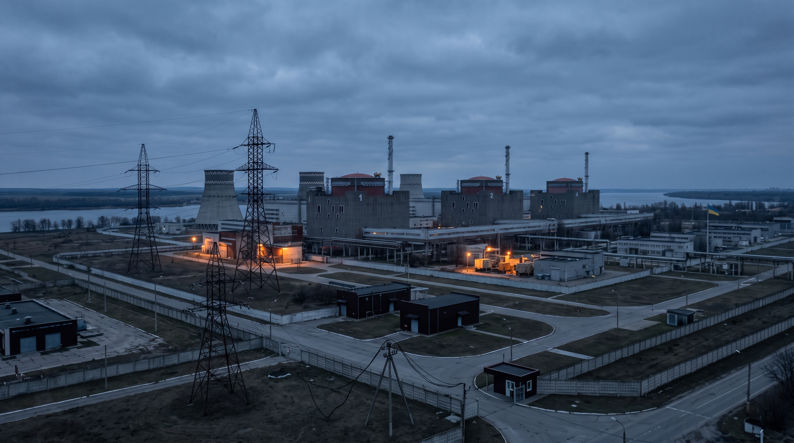 ザポリージャ原発、唯一の外部送電線を喪失　非常用ディーゼル発電機7基で安全系統を維持