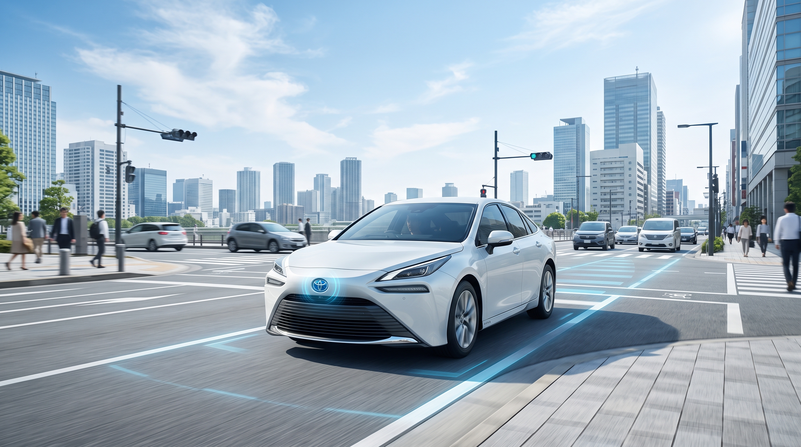 トヨタ、AI運転支援「レベル2++」を2028年から導入　2030年以降に対象車種を拡大