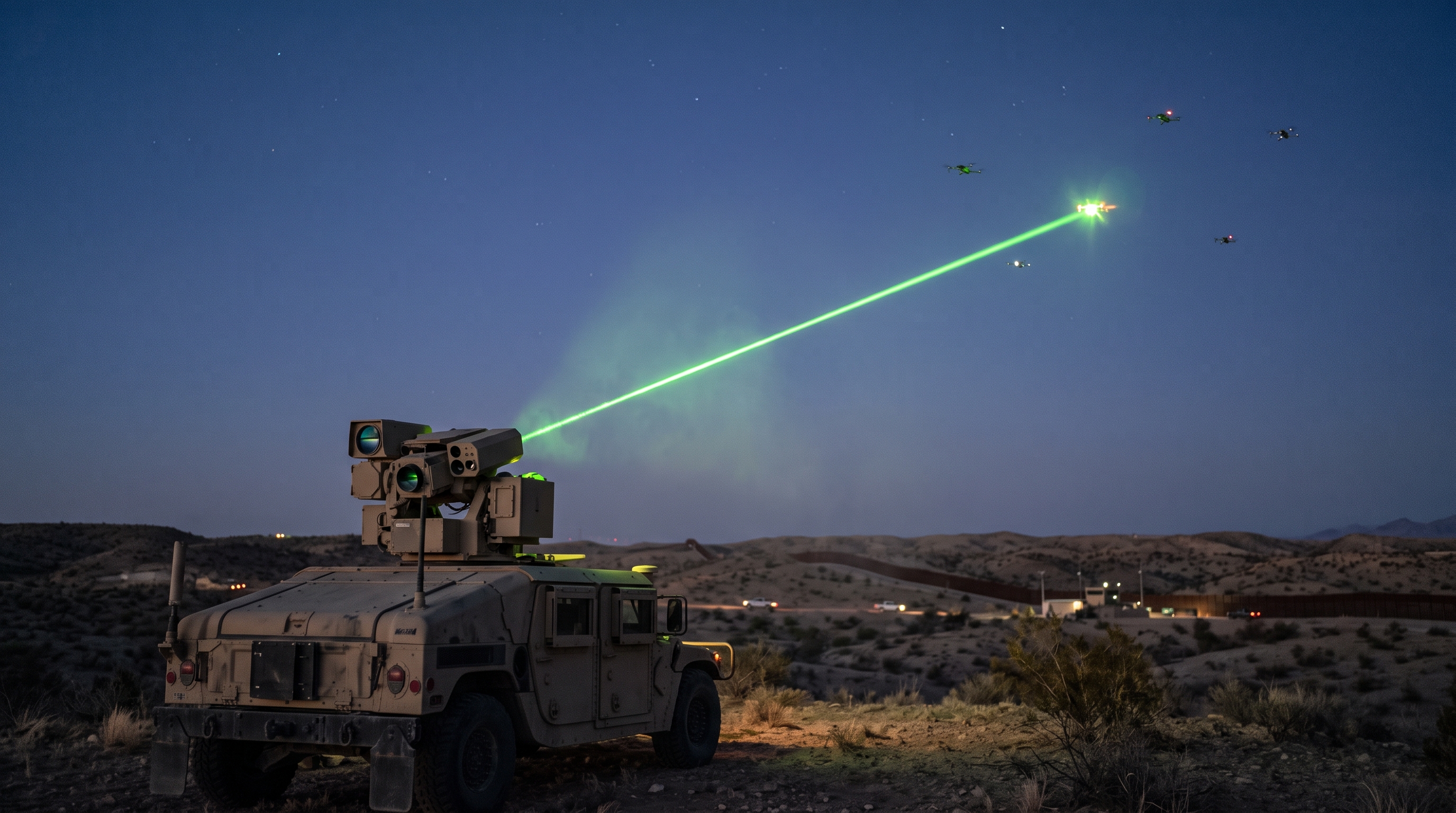 米南部国境で高エネルギーレーザーを実任務使用　JTF-SBが敵対ドローン3機を撃破