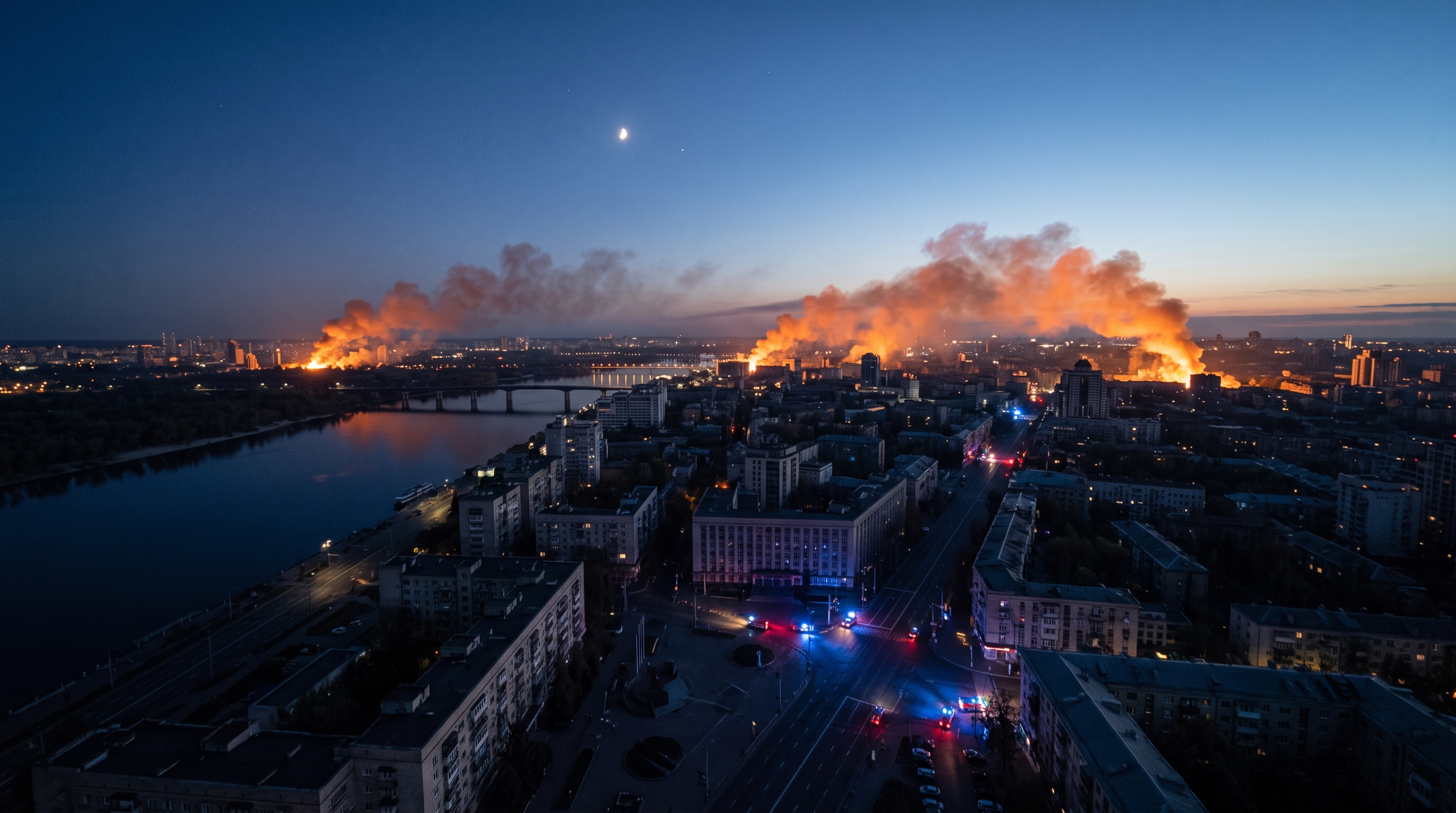 米特使団の離京後にキーウ攻撃再開　ロシアのミサイル・ドローンで2人死亡、16人が負傷