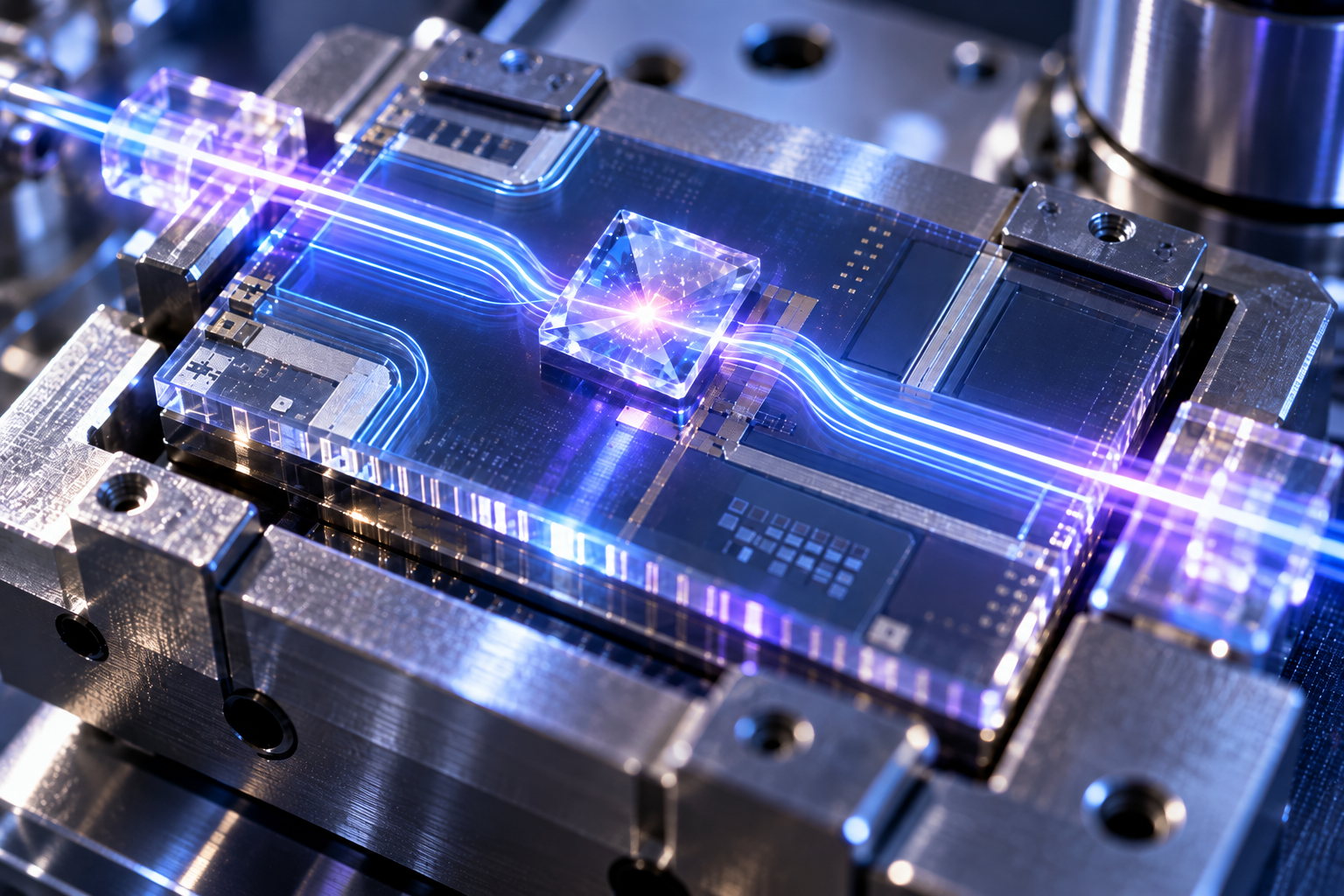 富士通、SnV採用のダイヤモンドスピン量子計算機を開発　光接続で2027年に複数モジュール化