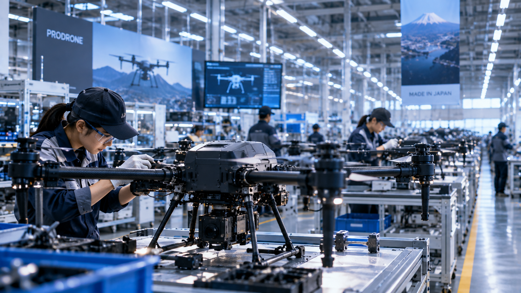 Prodrone、国産ドローン年5万8000機体制へ　経産相が安定供給確保計画を認定