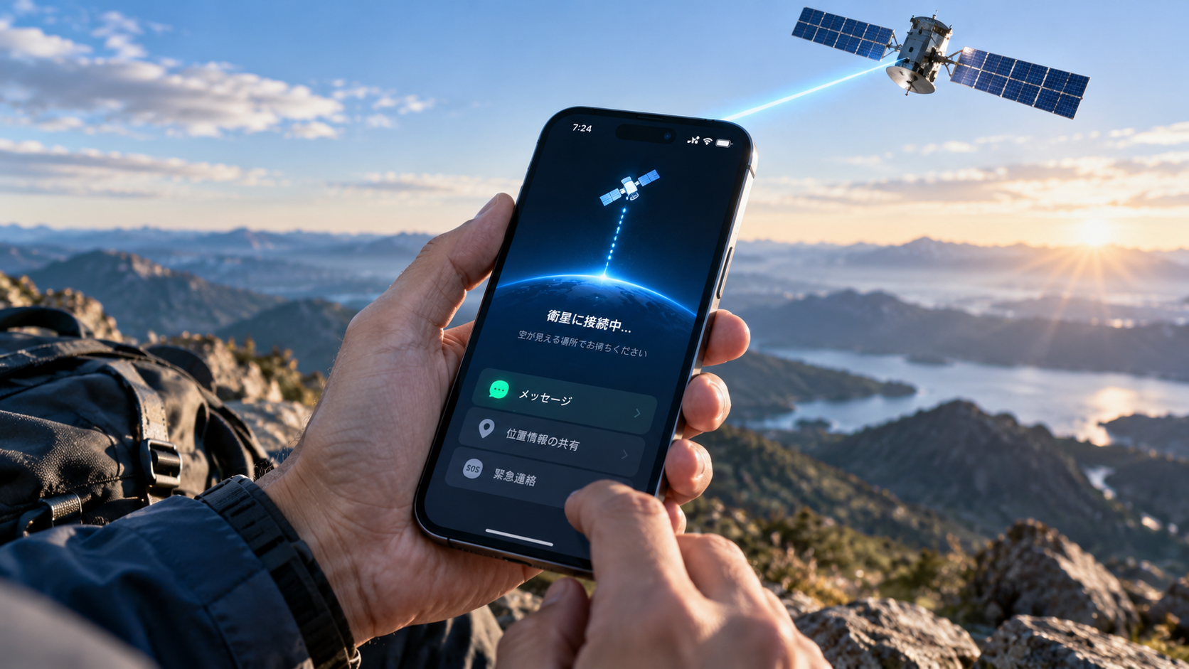 KDDI、Starlink Mobile V2をアジア初契約　2027年内に圏外で高速通信・音声通話へ