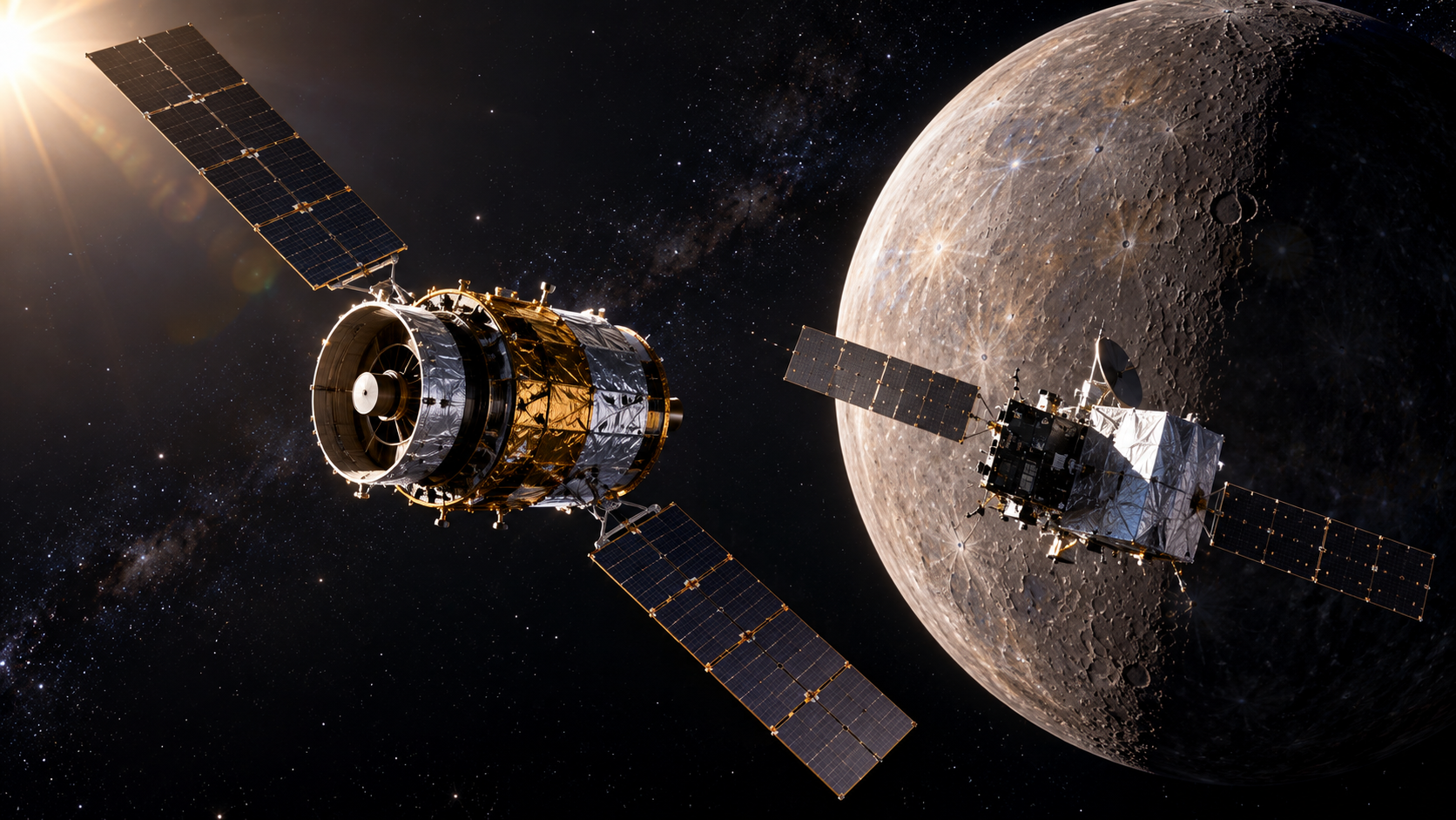ベピ・コロンボ、水星到着フェーズ入り　MTM分離完了、2027年4月の観測開始へ前進