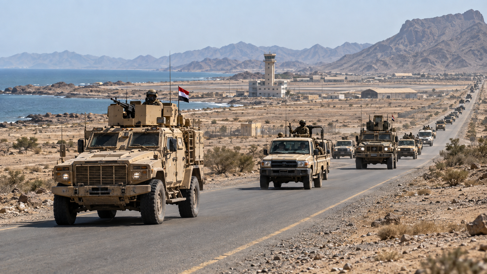 イエメン政府軍がモカと海峡周辺の制圧を主張　フーシ派側は進軍を否定