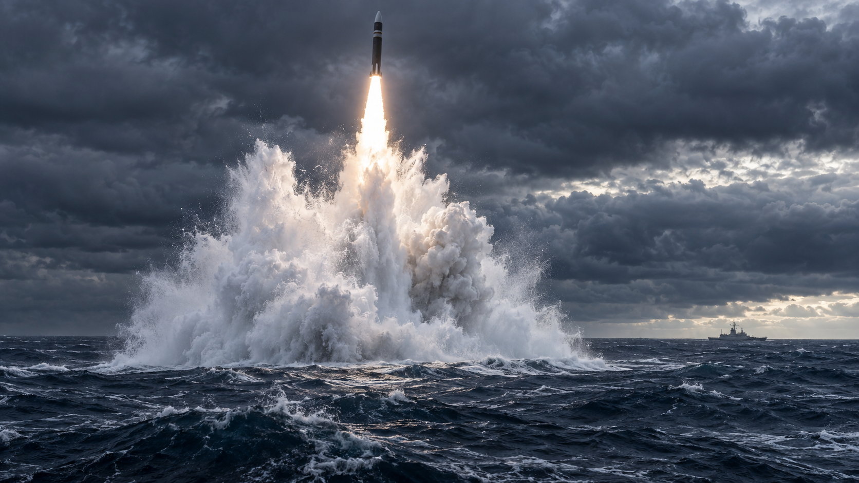 フランス最新弾道ミサイルM51.3、潜水艦から初発射　核弾頭なしで運用能力を検証