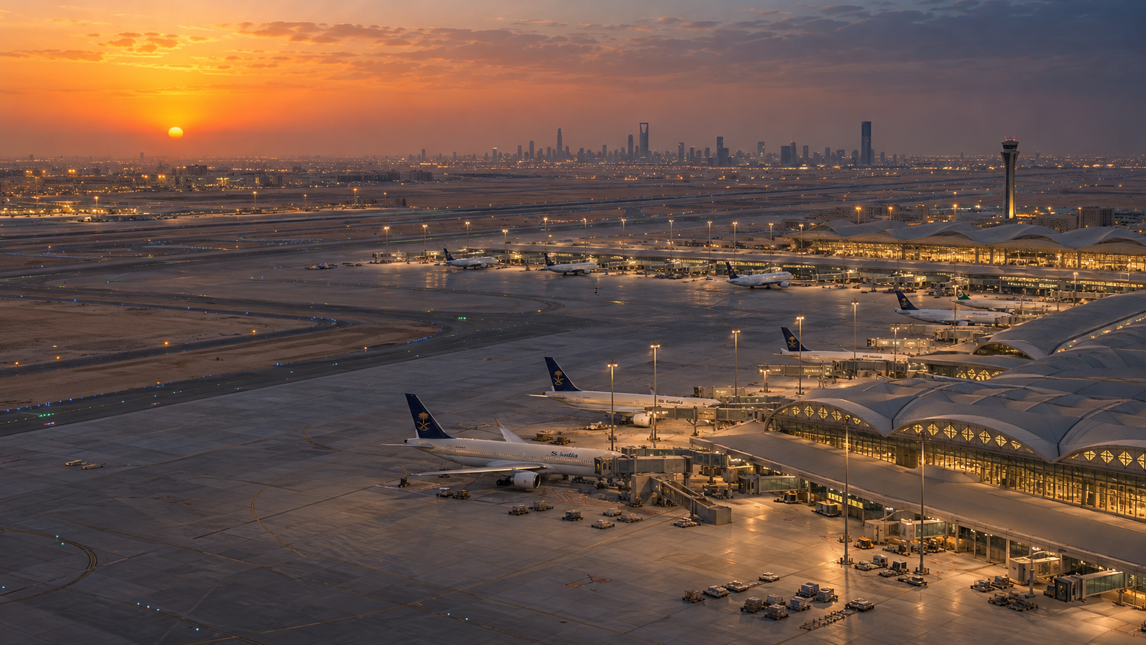 キング・ハーリド国際空港で運航混乱　フーシ派がミサイル攻撃を主張、ターミナル1～4が閉鎖