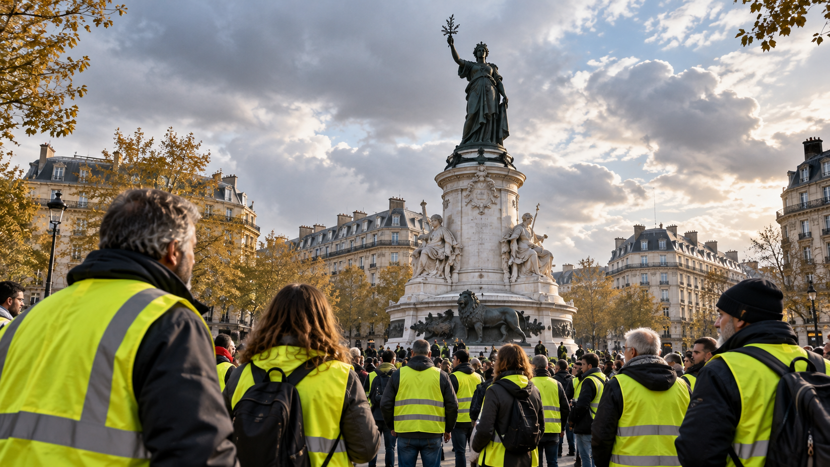 フランス「黄色いベスト」、24日のパリ再デモを届け出　バスティーユからオペラへの行進計画